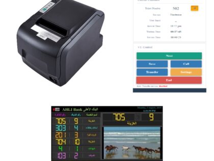 Ticket Receipt Printer 
 

1X Ticket Receipt Printer
1X Service Request SW
 2X Calling unit SW
1X Multi functions Software for LED Displays
Up to 30 services. Up to 20 counters.
Alert by Ding-Dong. Wired Connection.